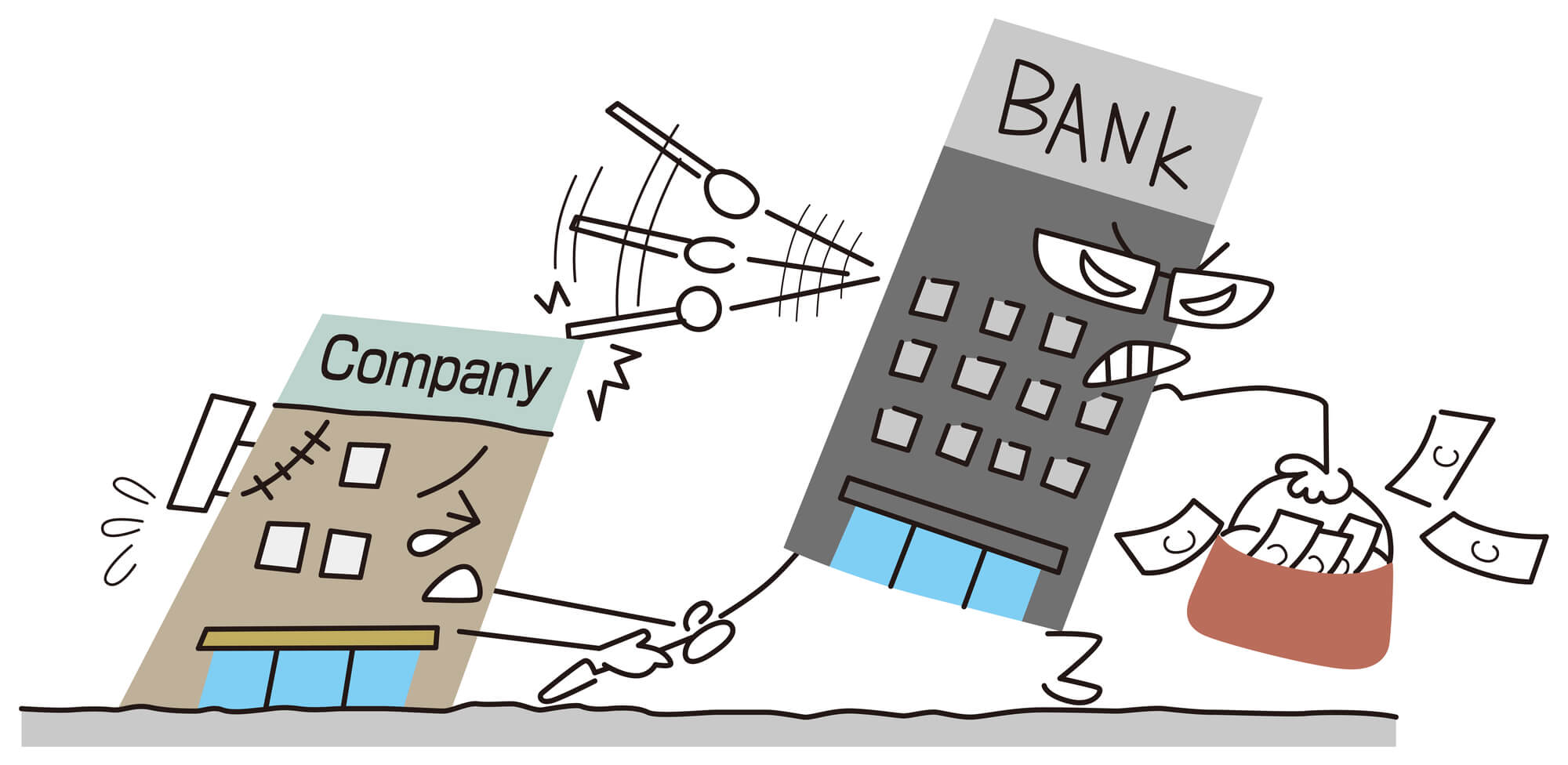 銀行融資の闇とは？銀行融資の問題点やファクタリングとの違い